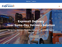 Tablet Screenshot of expressitdelivery.com